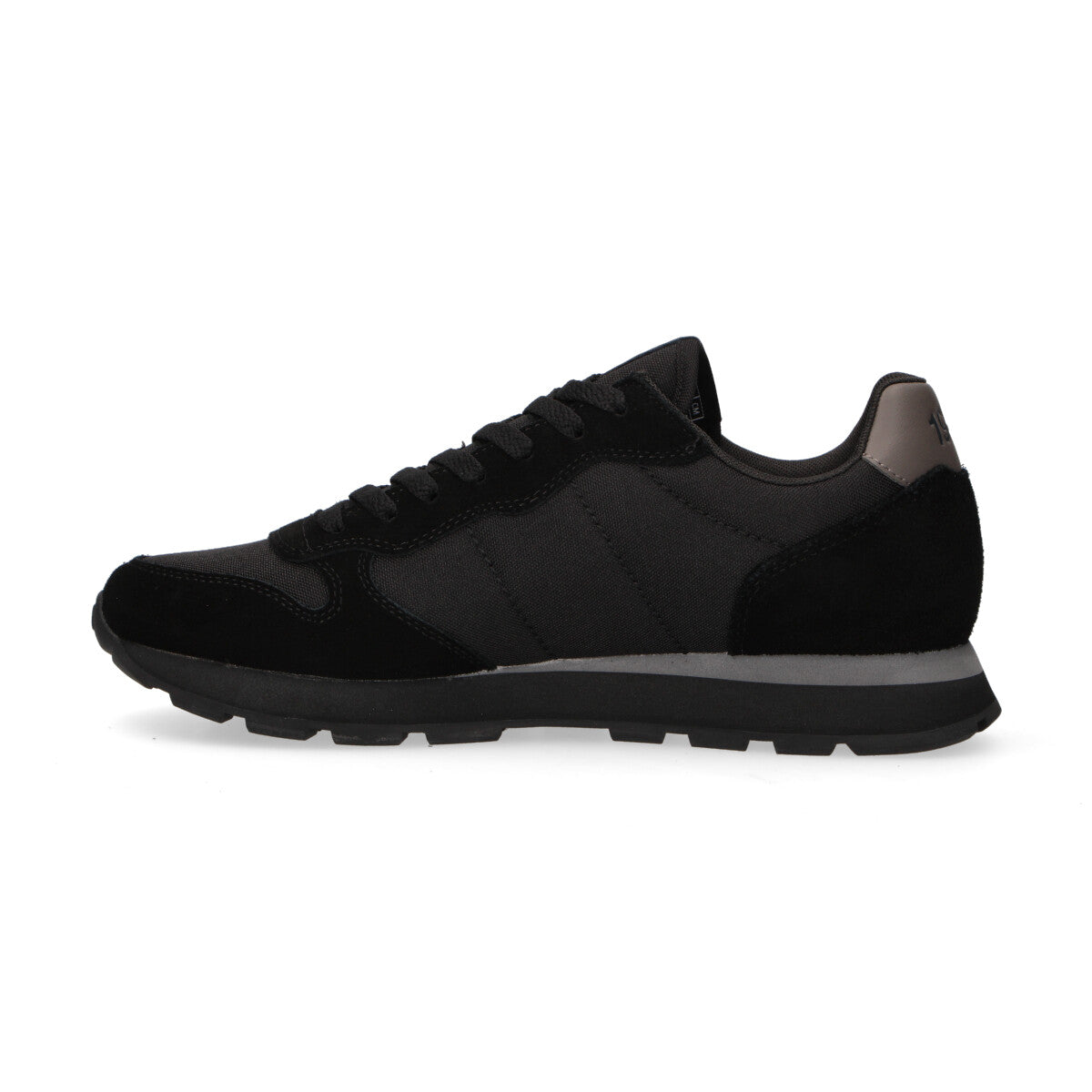 Sun68 sneaker Tom Solid in camoscio nera