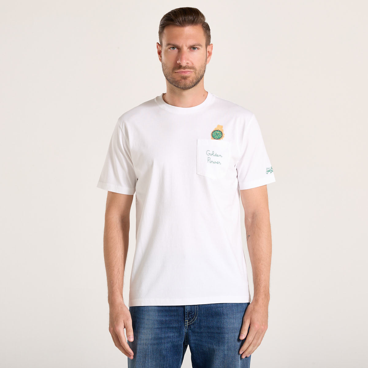 Mc2 Saint Barth t-shirt austin golden power bianca