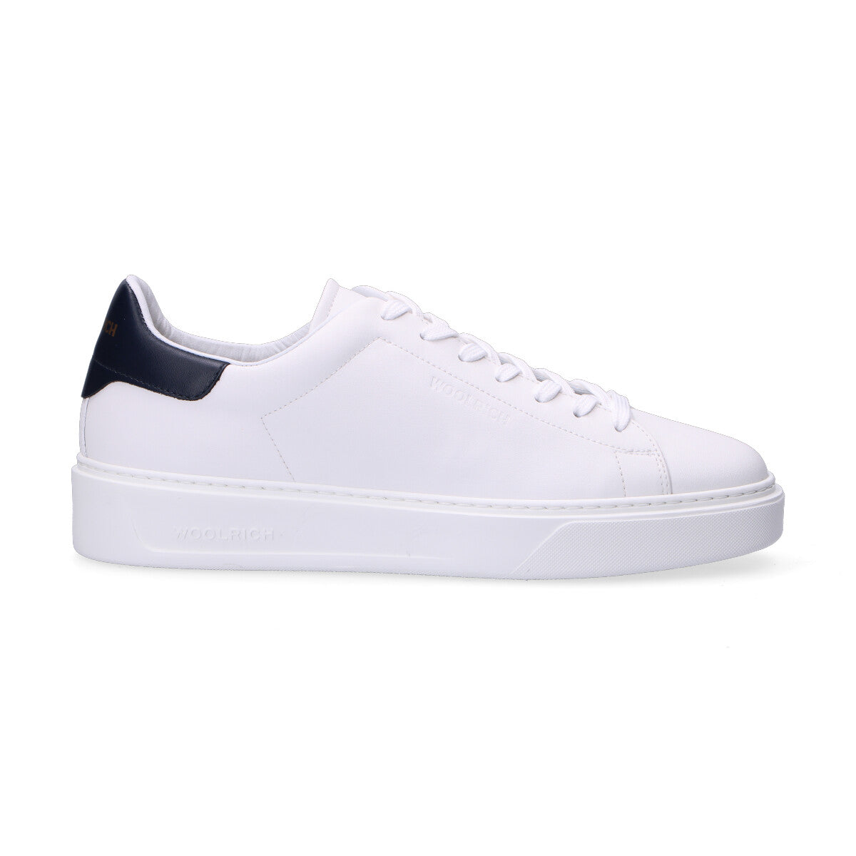 Woolrich sneaker in pelle bianca