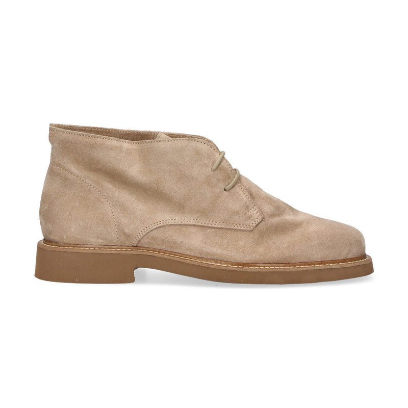 Bekk polacchino in camoscio beige
