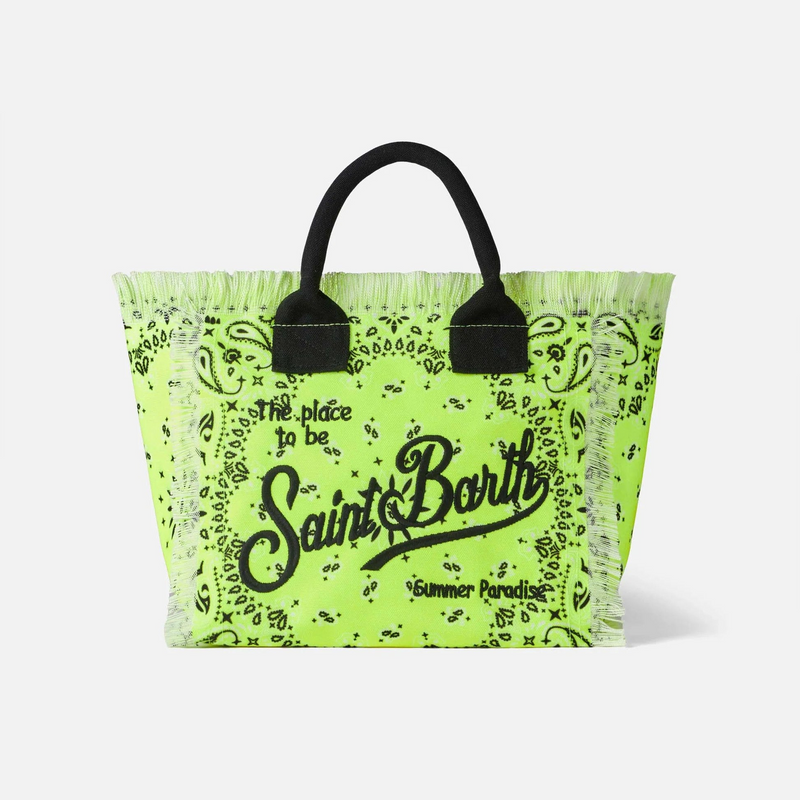 Mc2 Saint Barth borsa Colette Bandana Slide gialla
