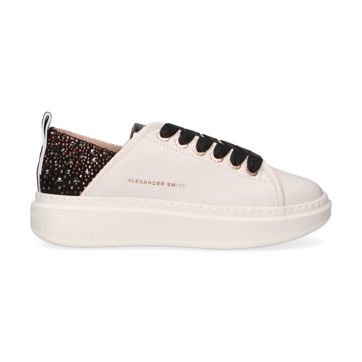 Alexander Smith sneaker Wembley bianco nero
