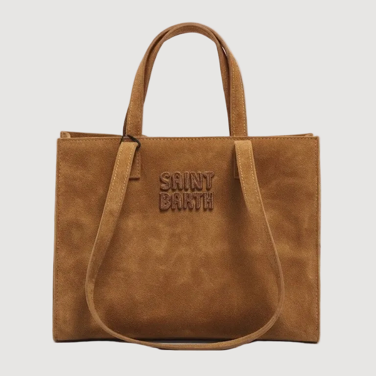 Mc2 Saint Barth borsa Jour in suede cuoio