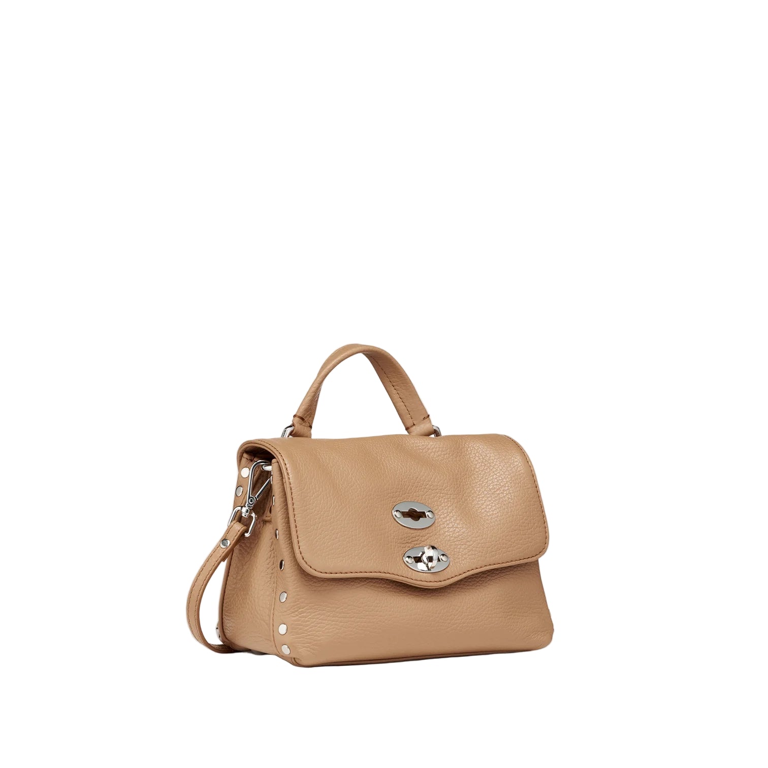 Zanellato Postina baby in pelle martellata beige
