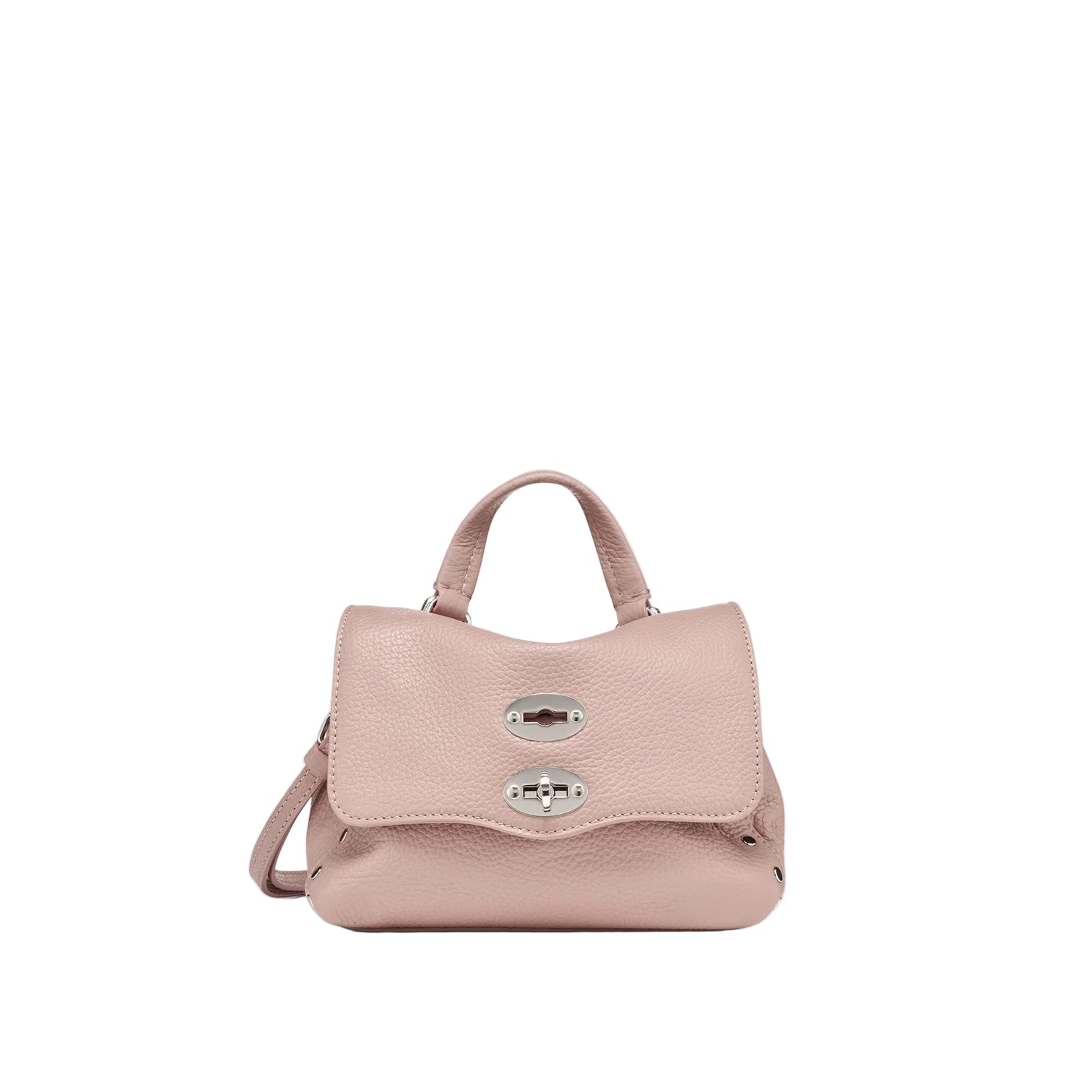 Zanellato Postina baby in pelle martellata rosa