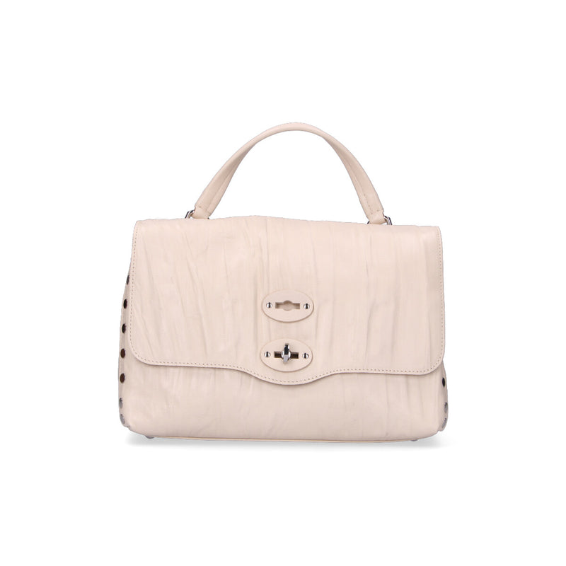 Zanellato Postina® plissè small pelle panna