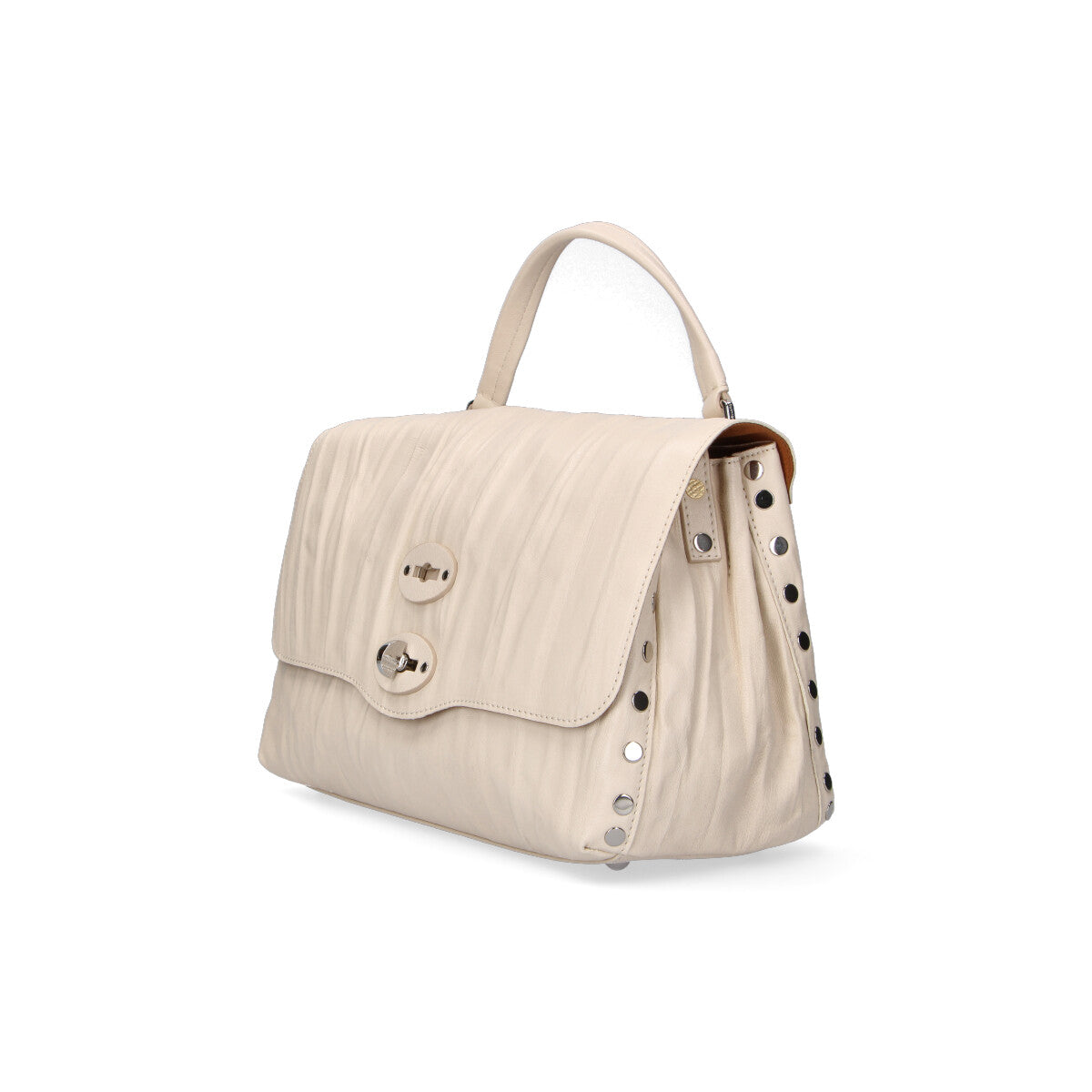 Zanellato Postina® plissè small pelle panna