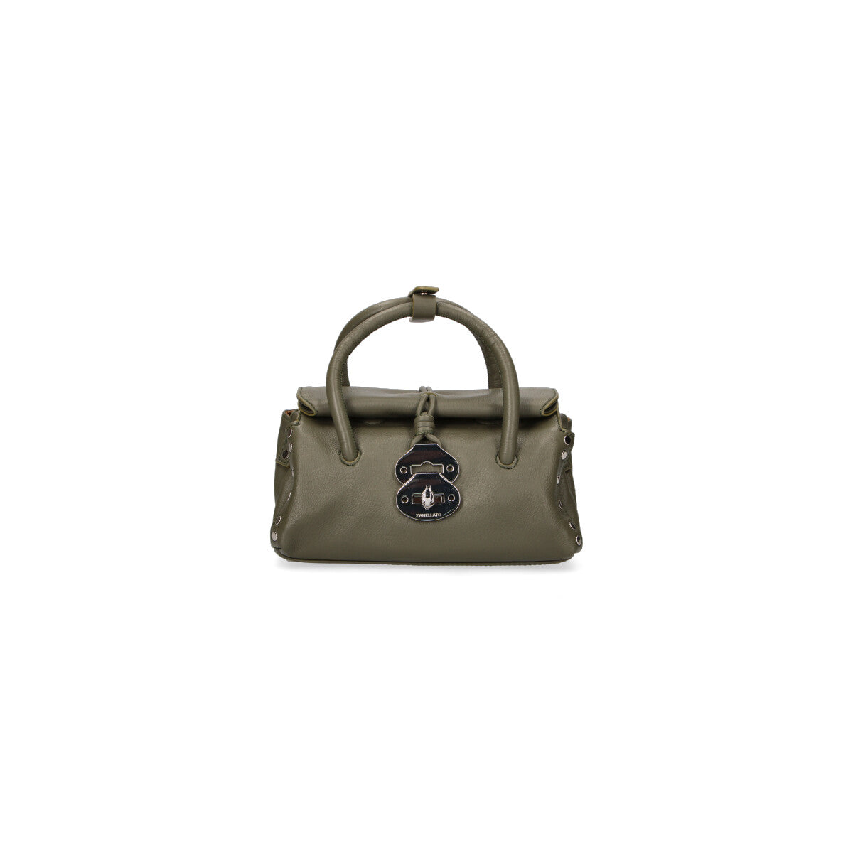 Zanellato Dotta baby verde pelle liscia