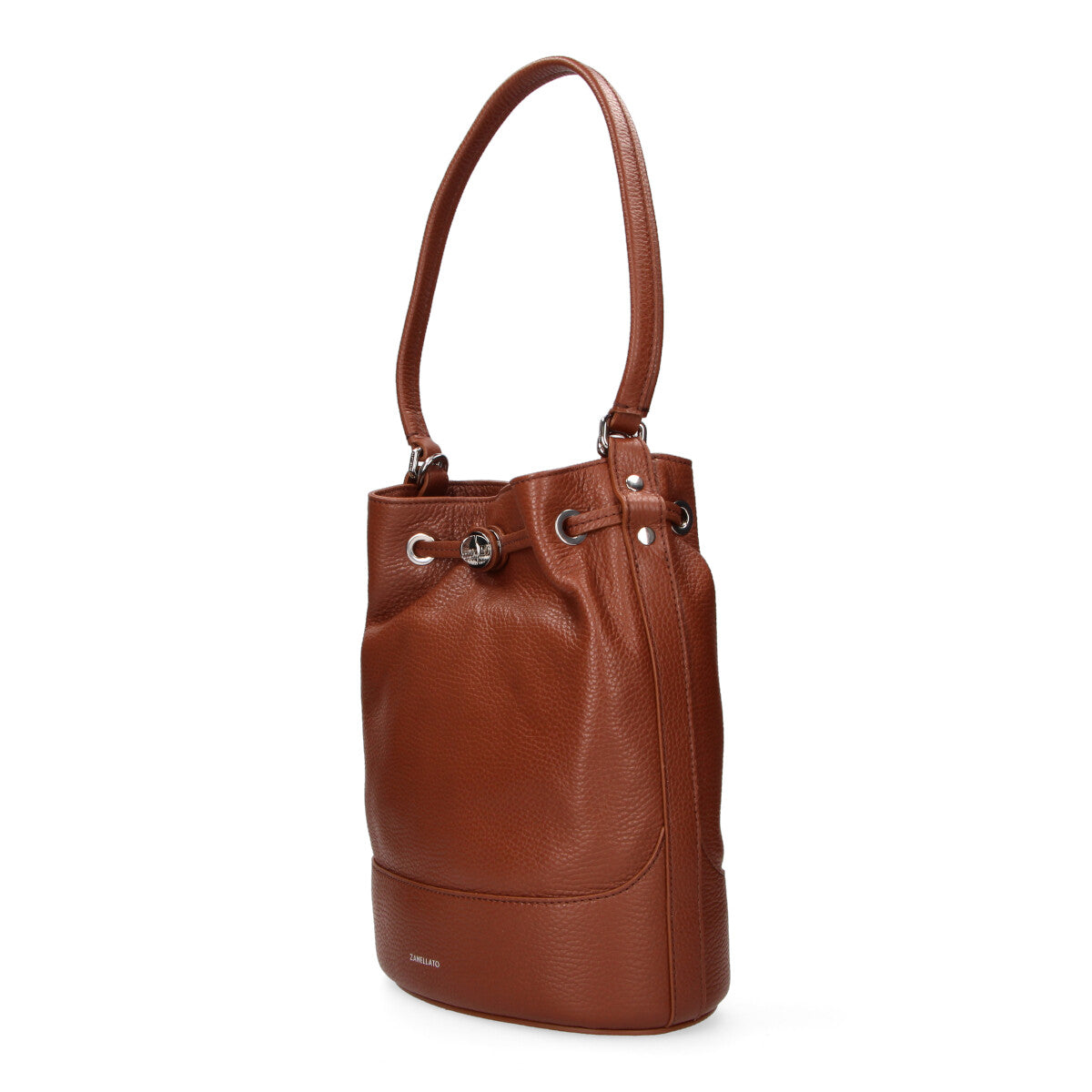 Zanellato secchiello Mondà Small pelle marrone