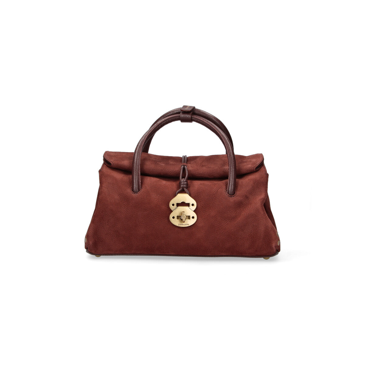 Zanellato borsa dotta jones s nubuck bordeaux