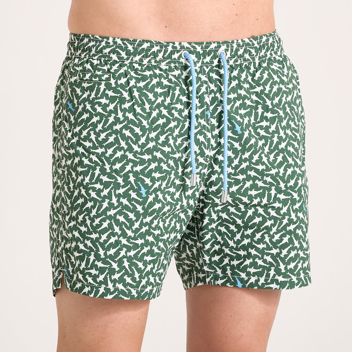 Mc2 Saint Barth costume micro stretch hammerhead verde
