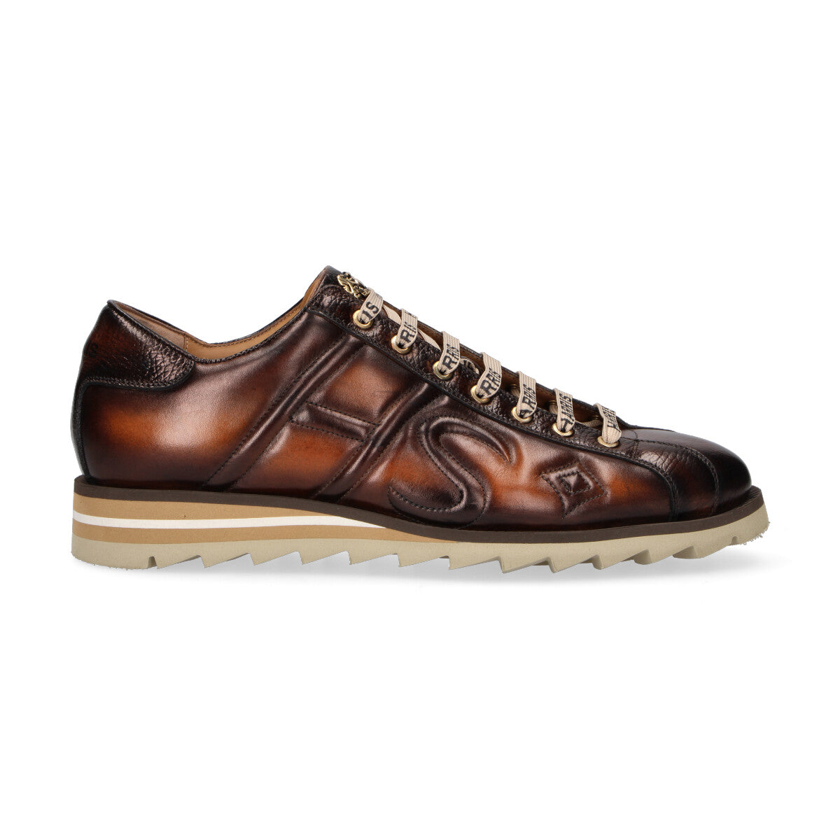 Harris sneaker in pelle marrone