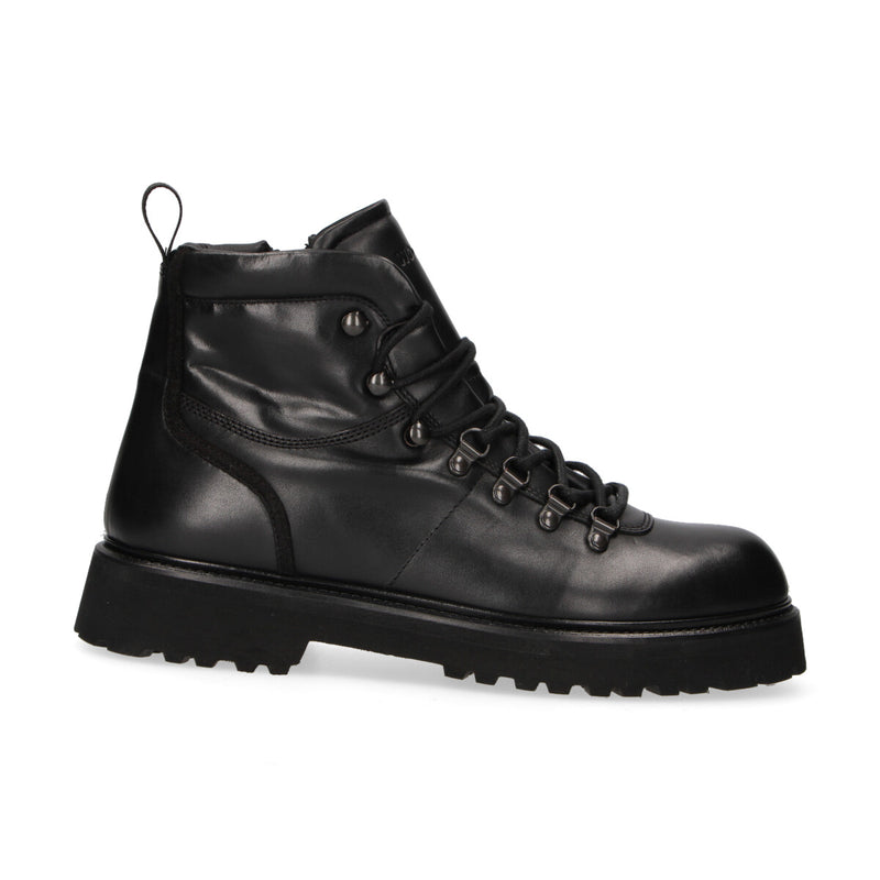 Woolrich pedula in pelle nera