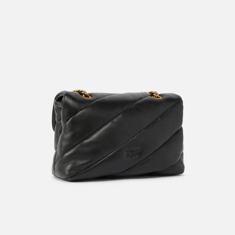 Pinko Classic Love Bag Puff nero oro