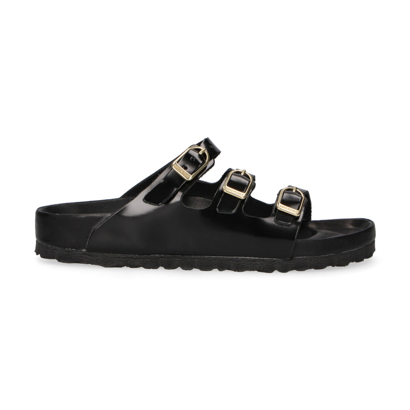 Birkenstock ciabatta Florida Fresh pelle nera