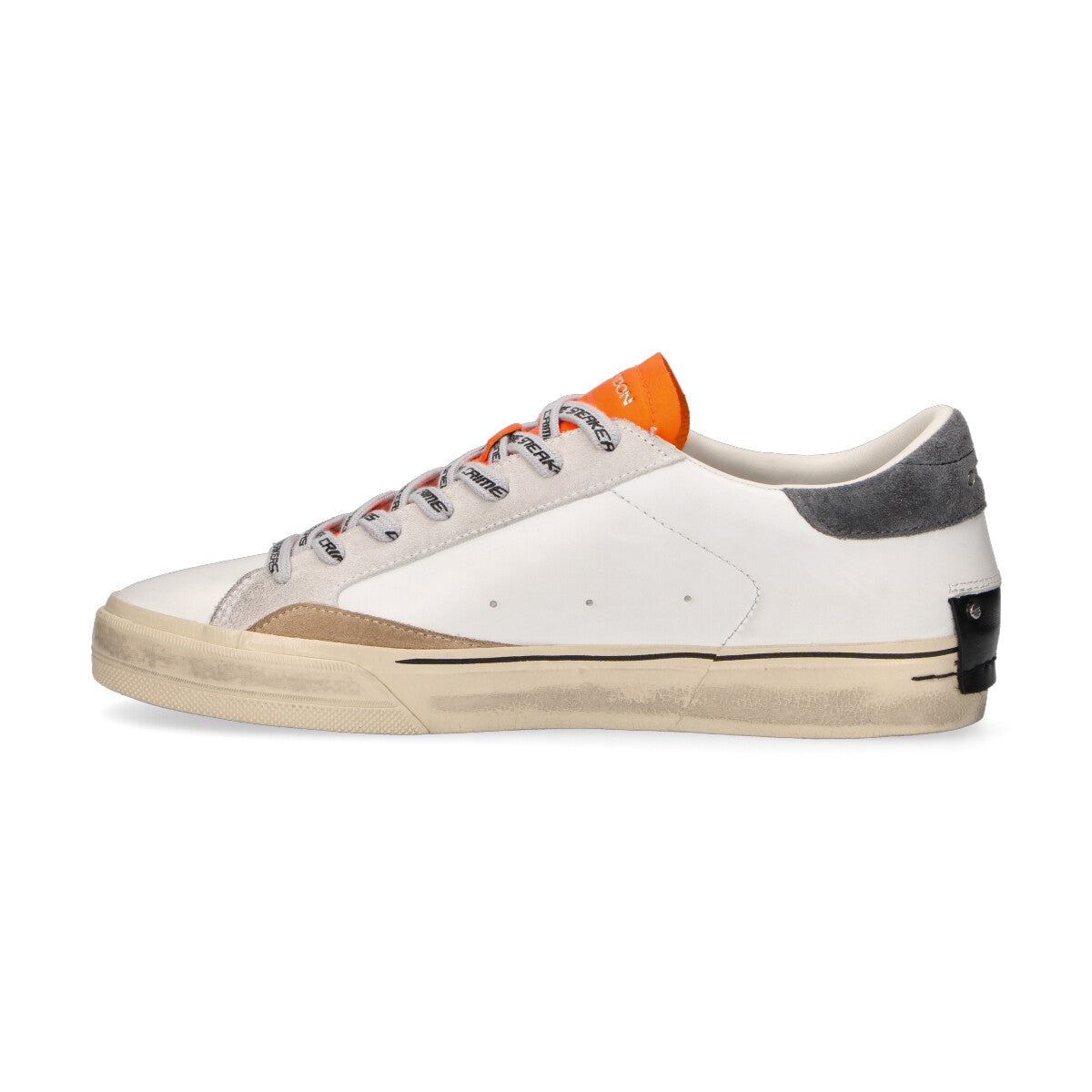 Crime London sneaker Distressed 2.0 pelle bianca