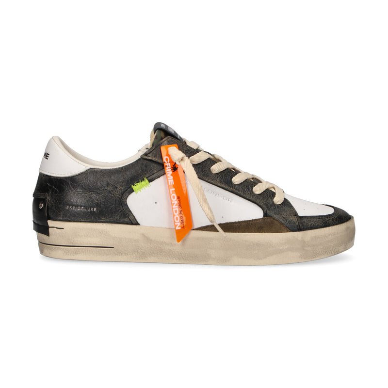 Crime London sneaker Sk8 Deluxe cracked