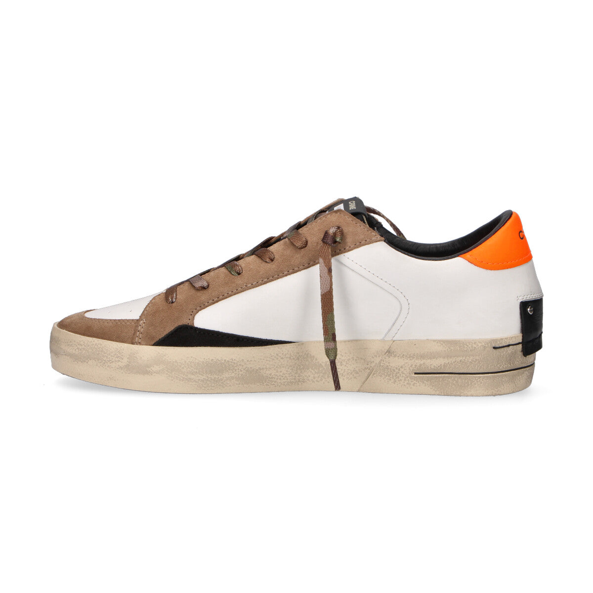 Crime London sneaker SK8 Deluxe pelle bianca