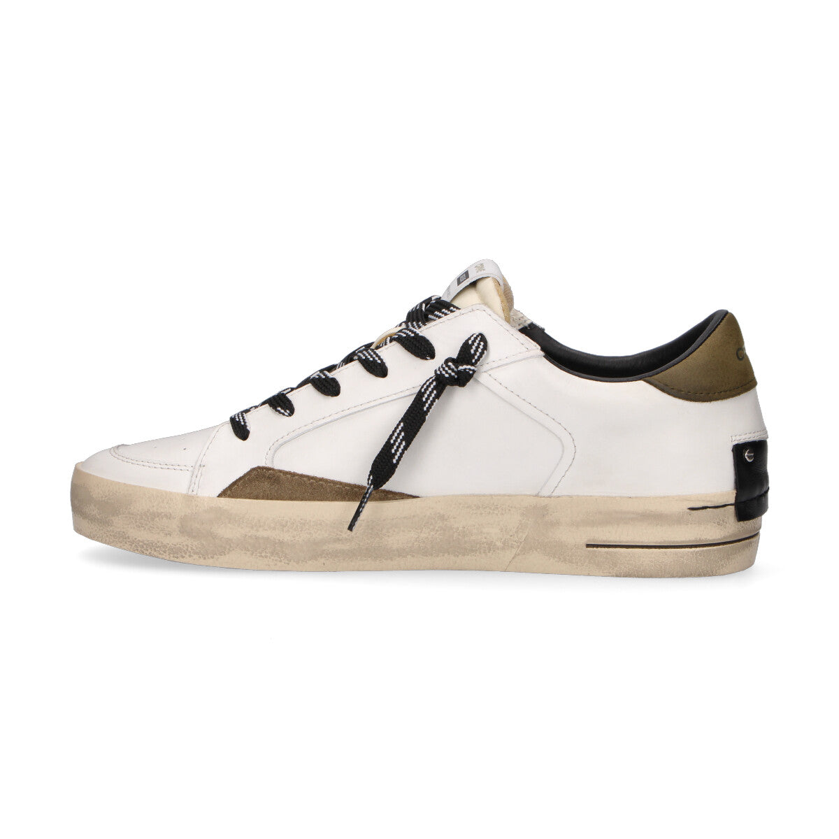 Crime London sneaker SK8 DEluxe pelle bianca