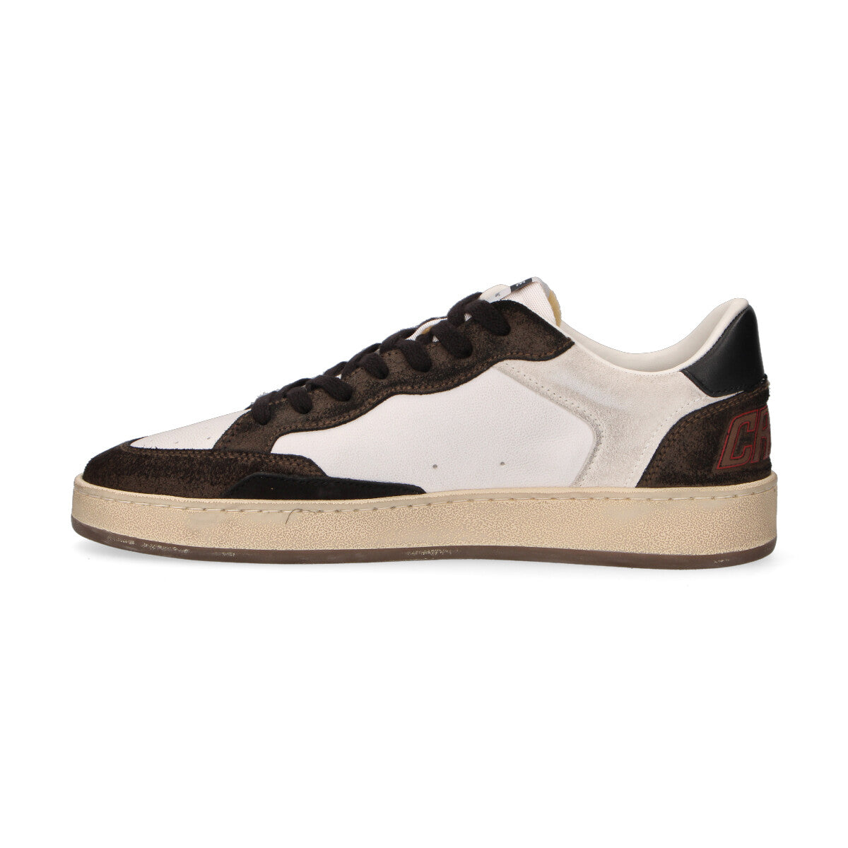 Crime London sneaker Chelsea camoscio marrone