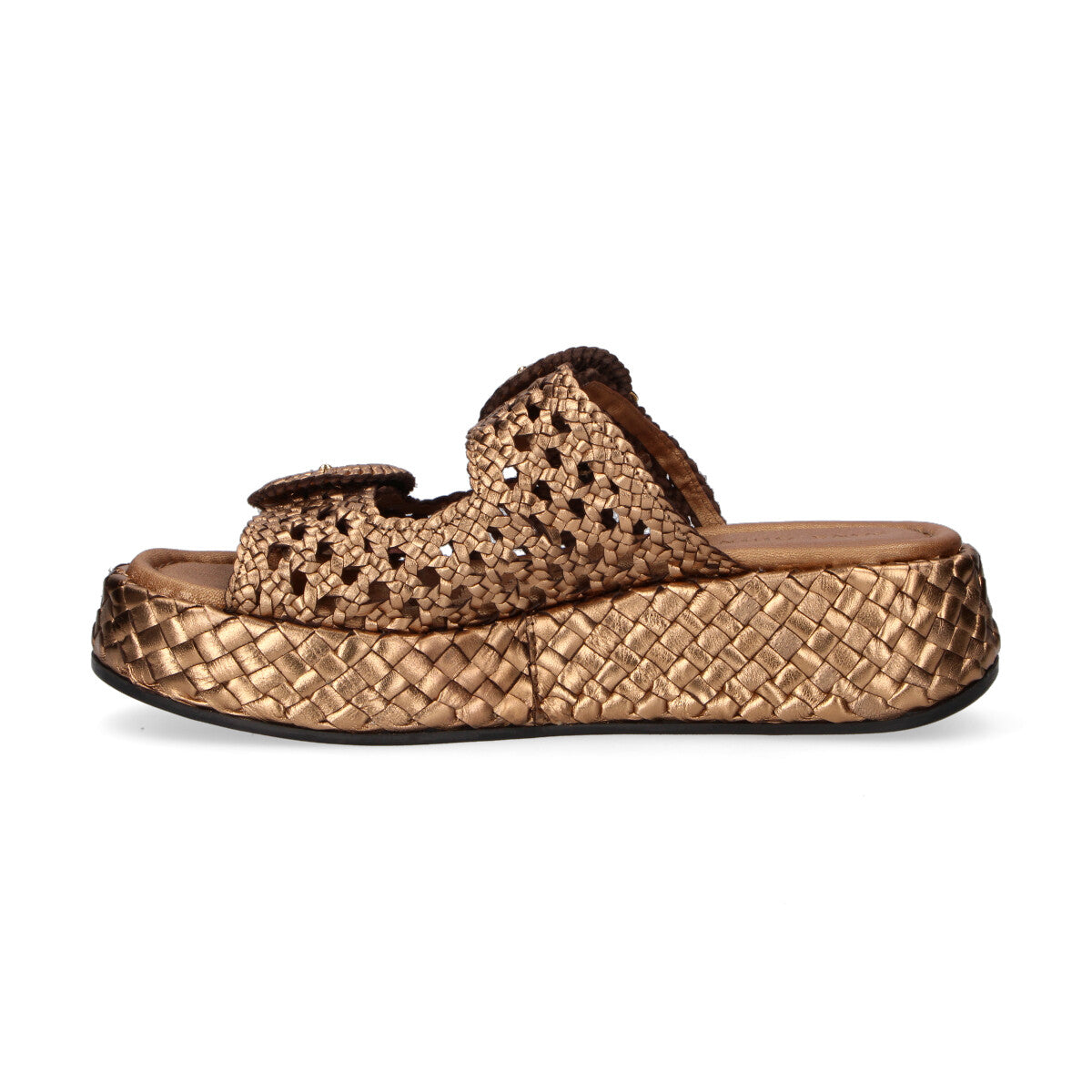 Pons Quintana ciabatta Maui intrecciata bronzo