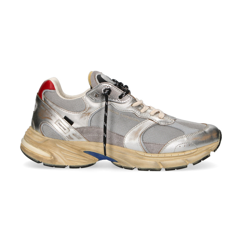 Crime London sneaker Fugitive pelle laminata