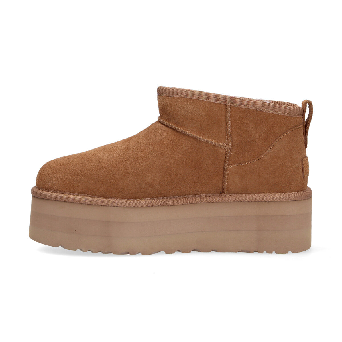 Ugg classic ultra mini platform camoscio cuoio