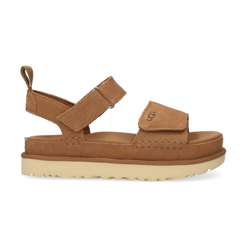 Ugg sandalo GoldenStar camoscio chestnut