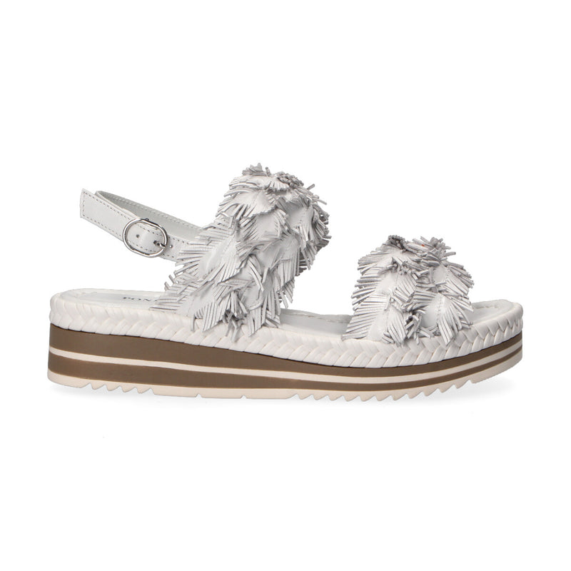 Pons Quintana sandalo Milan frangie bianca