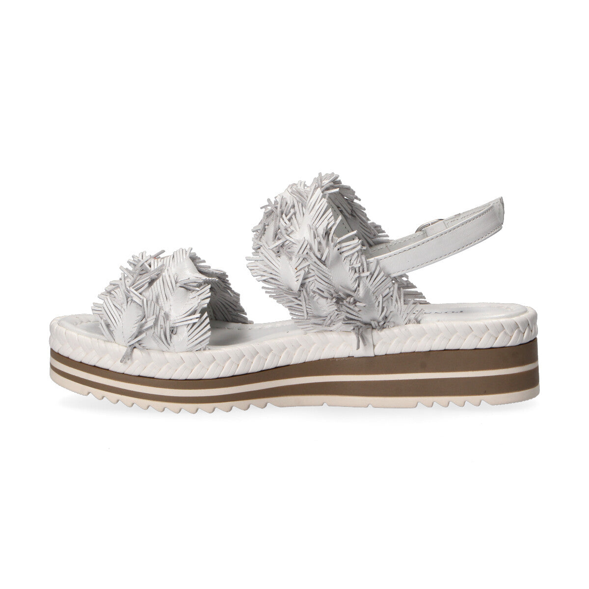 Pons Quintana sandalo Milan frangie bianca