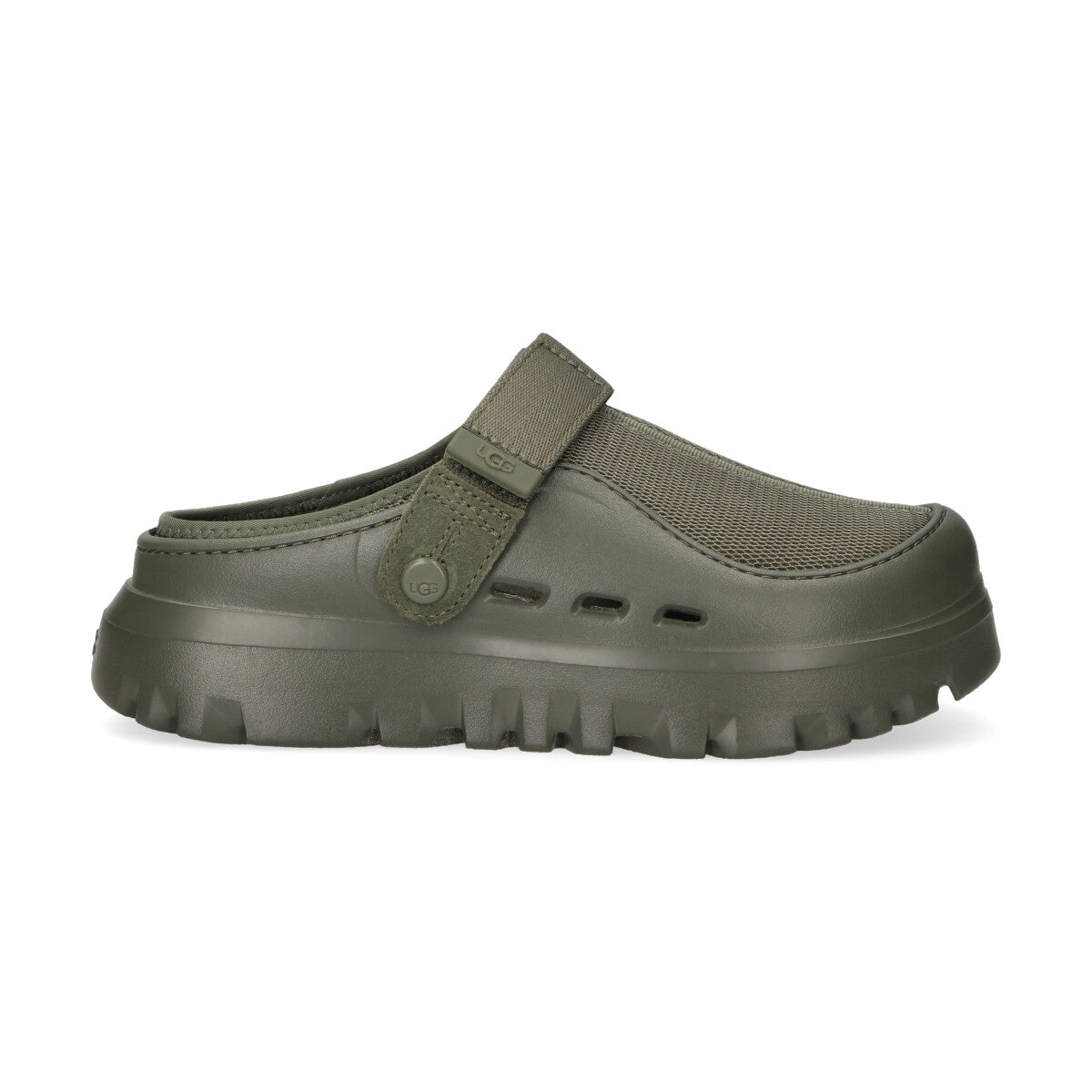 Ugg ciabatta Peakmod in tessuto verde