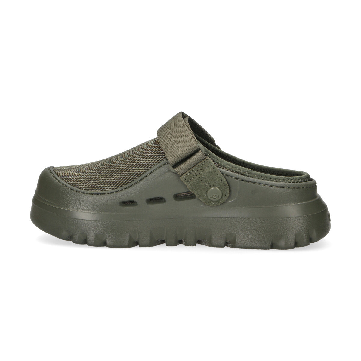 Ugg ciabatta Peakmod in tessuto verde