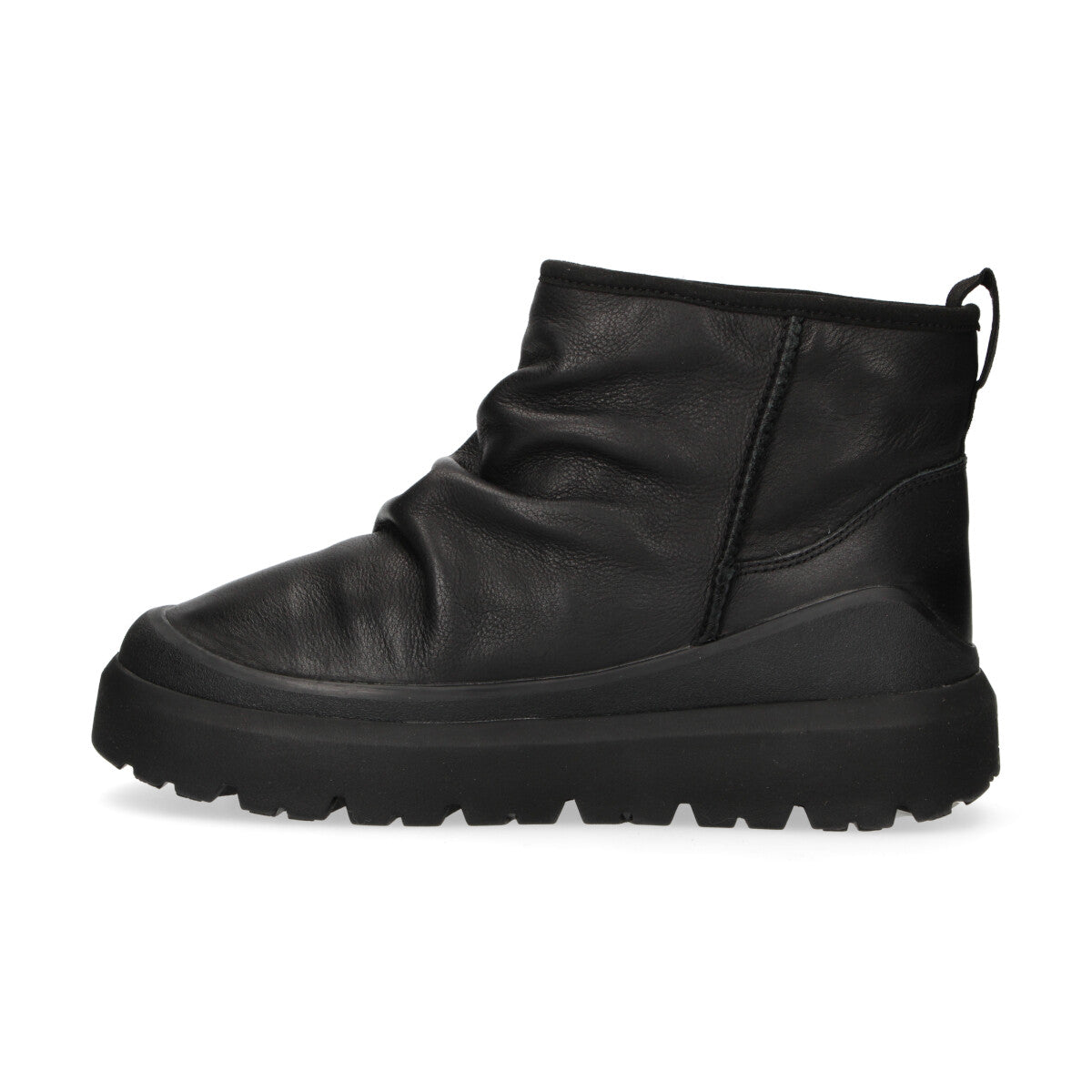 Ugg boot Heritage Utility Mini Noir pelle nero