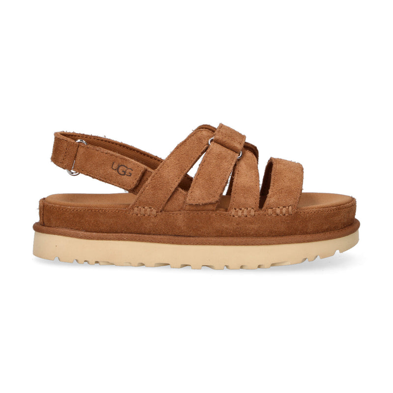Ugg sandalo GoldenStar Gleam camoscio chestnut