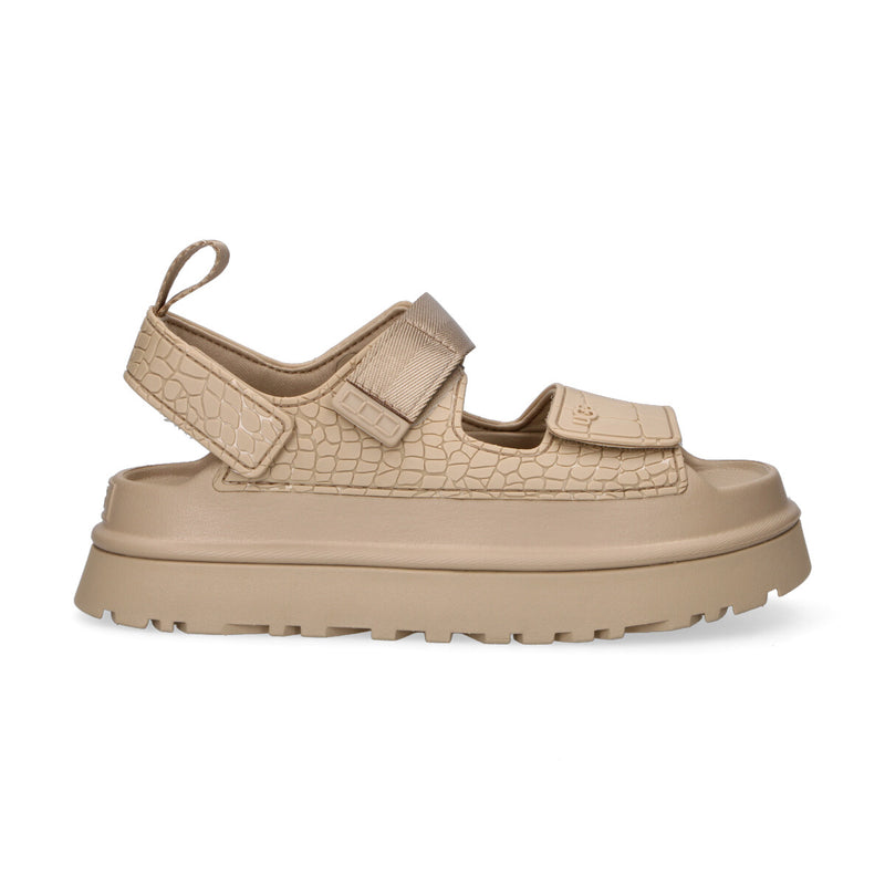 Ugg sandalo GoldenGlow Emossed Mustard seed