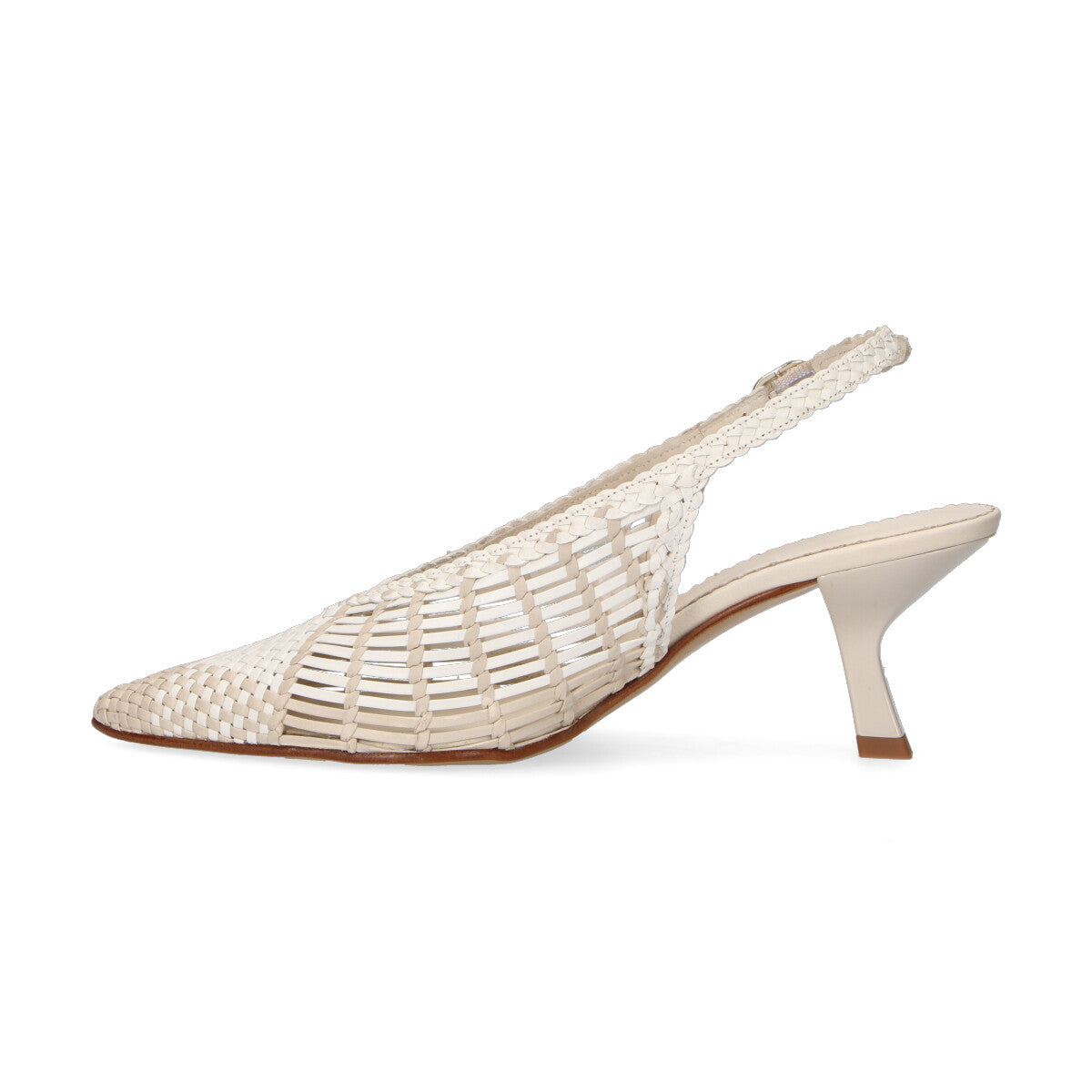 Pons Quintana chanel Moritz intrecciato bianco