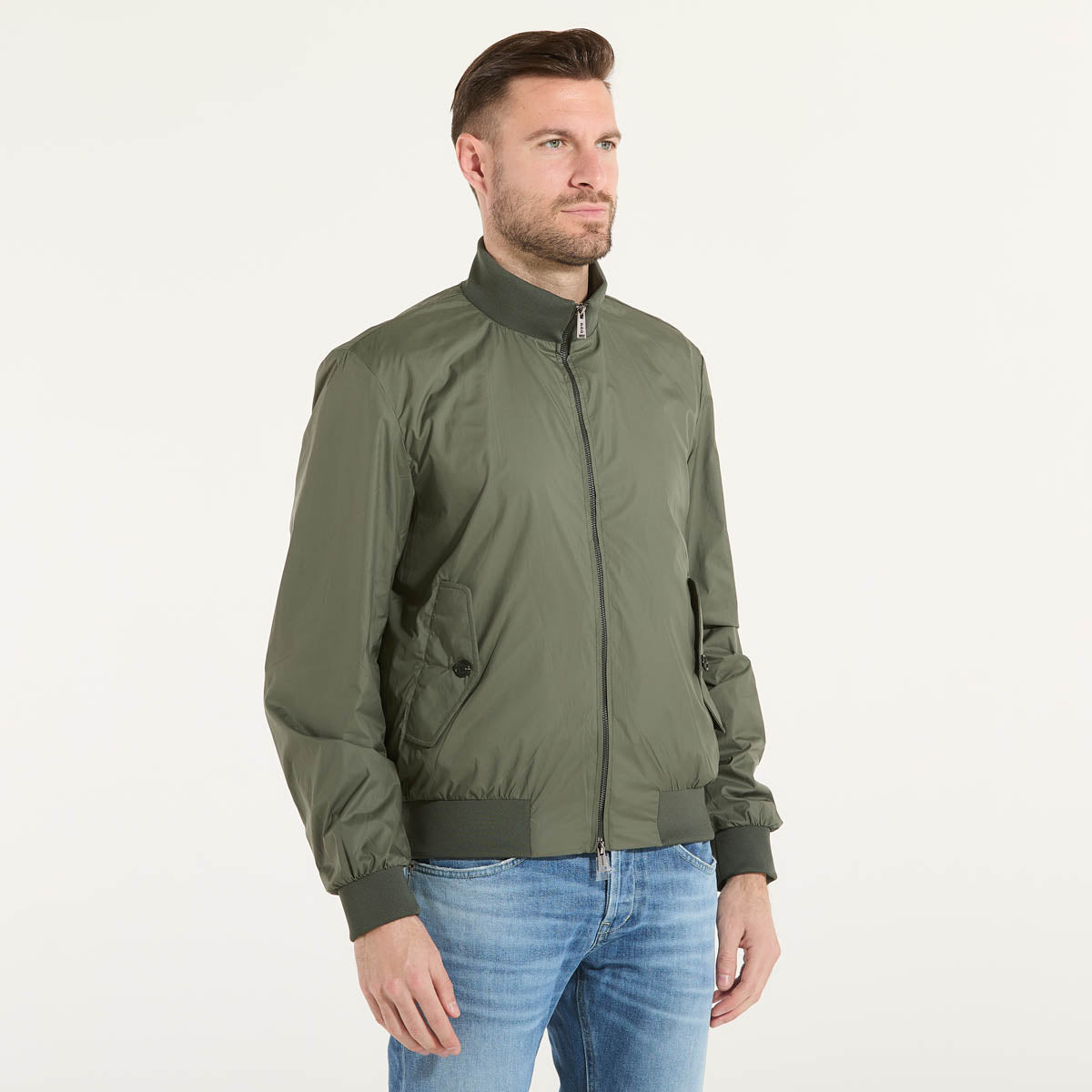 ADD giubbino leggero in tessuto verde militare