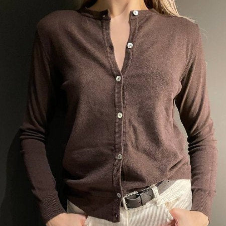 Haveone maglia in tessuto marrone