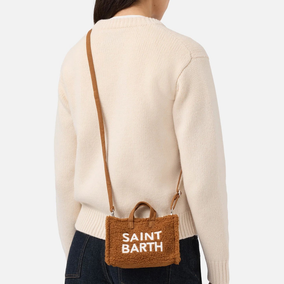 Mc2 Saint Barth phone bag teddy marrone
