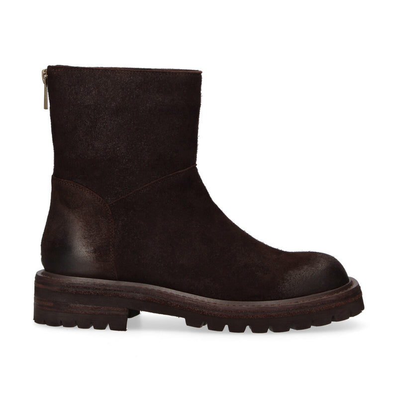 Massimo Santini boots Adelaide in camoscio testa di moro