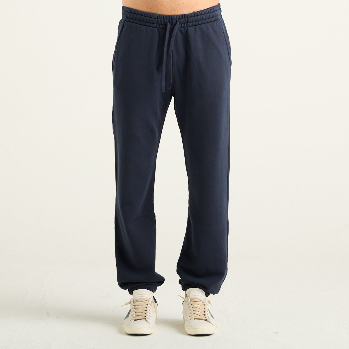 Mc2 Saint Barth pantalone Jogger in cotone blu notte