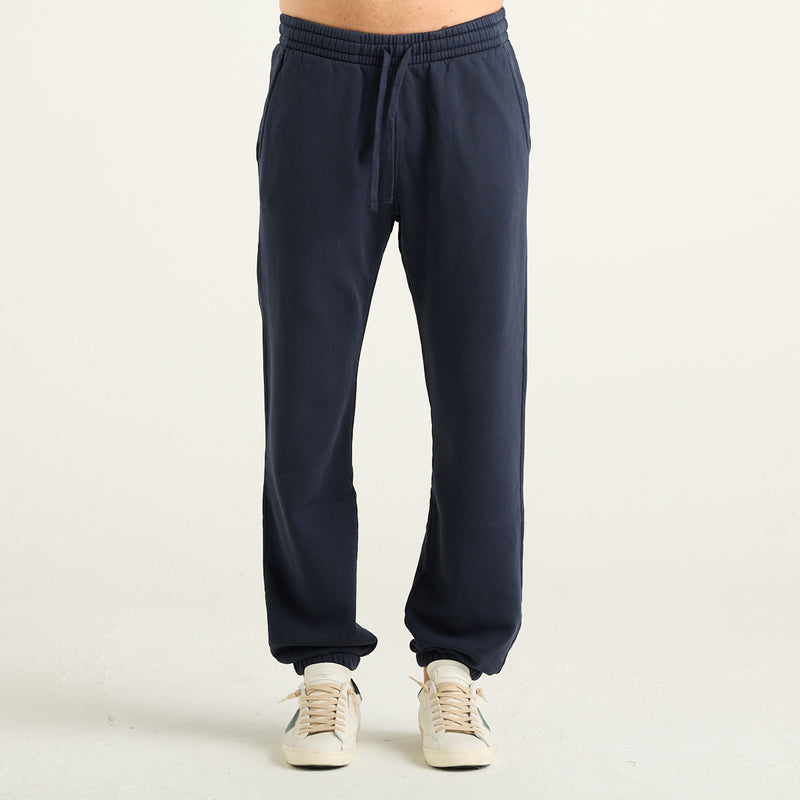 Mc2 Saint Barth pantalone Jogger in cotone blu notte