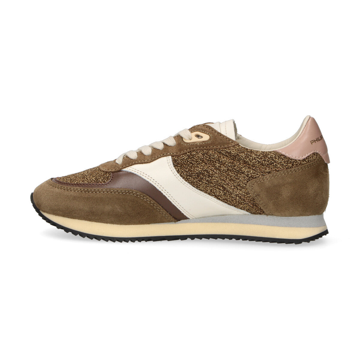 Philippe Model sneaker Blville in glitter oro