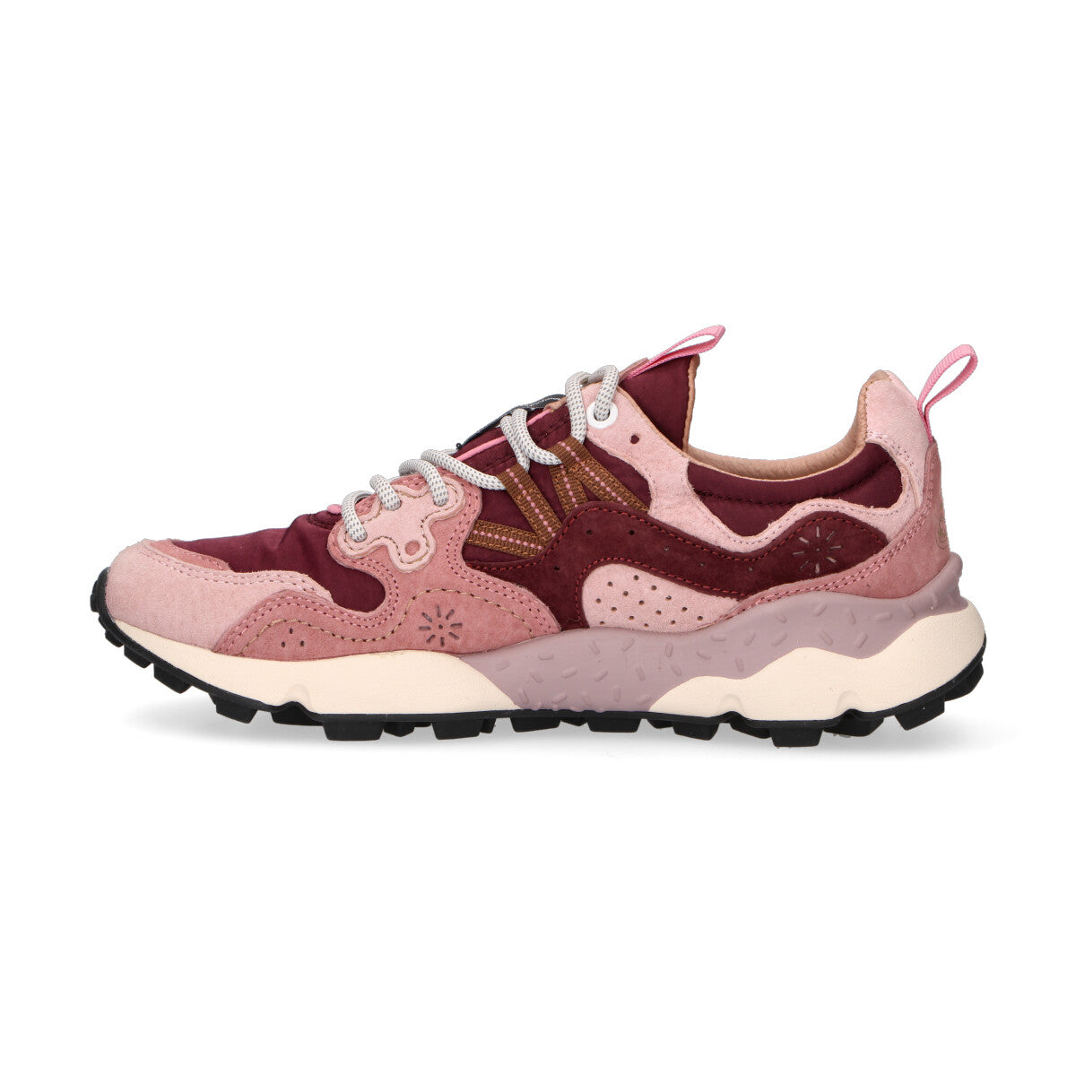 Flower Mountain sneaker Yamano 3 rosa bordeaux