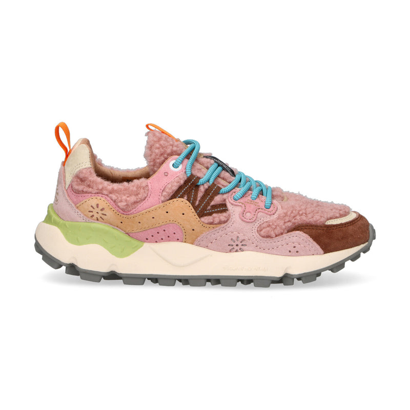 Flower Mountain sneaker Yamano 3 teddy rosa