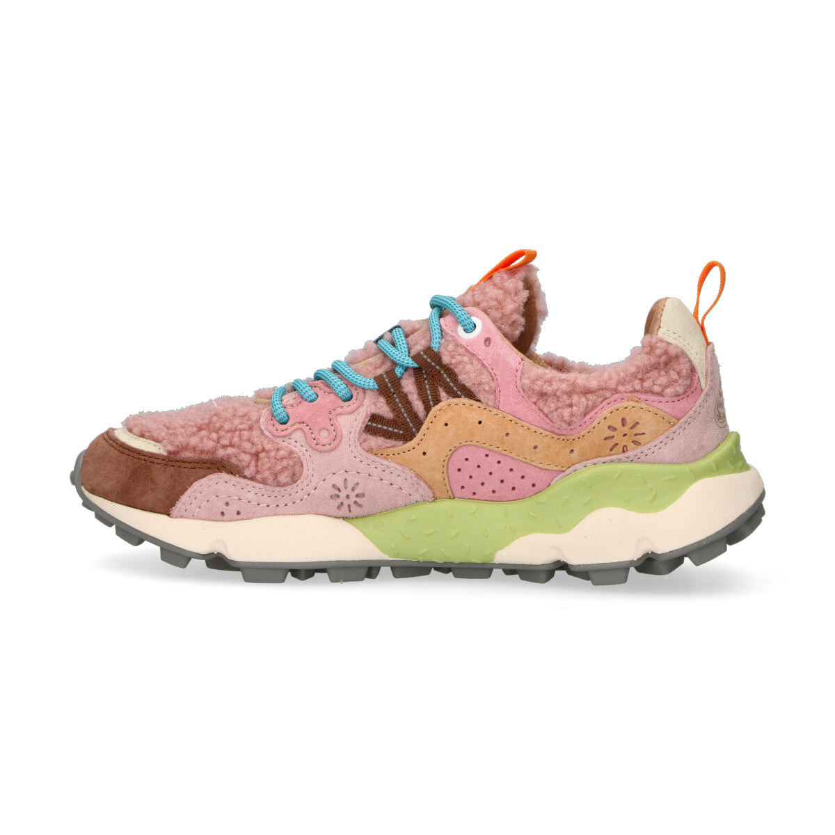 Flower Mountain sneaker Yamano 3 teddy rosa