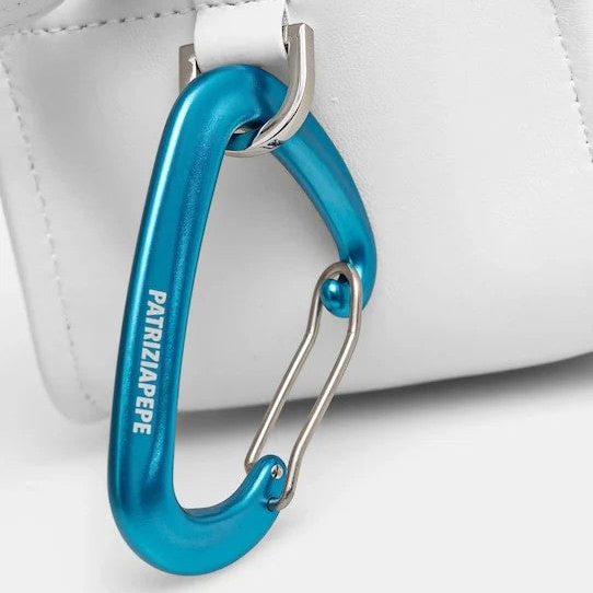 Patrizia Pepe borsa Camera Case (IM)PERFECTION in pelle bianca