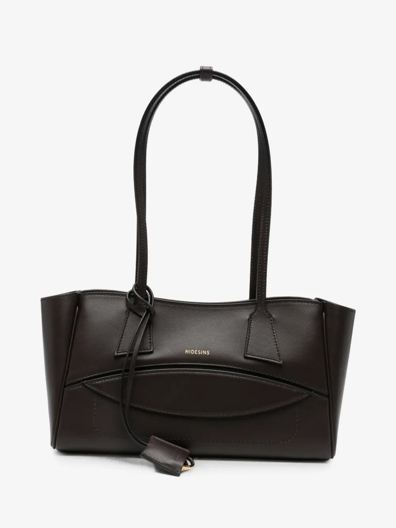 Hidesins borsa Shopper S Premiere in pelle testa di moro