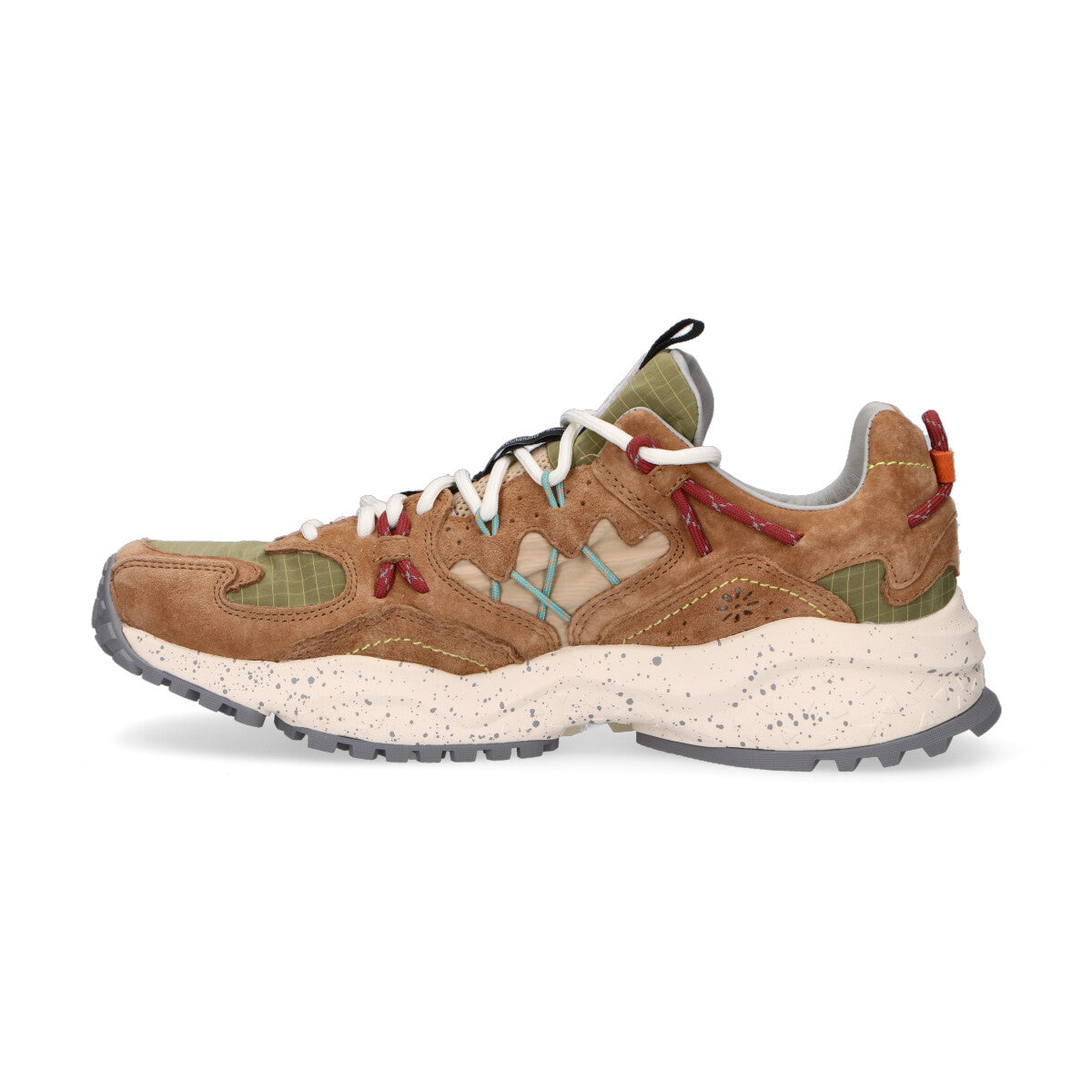 Flower Mountain sneaker Yamabushi camoscio cuoio