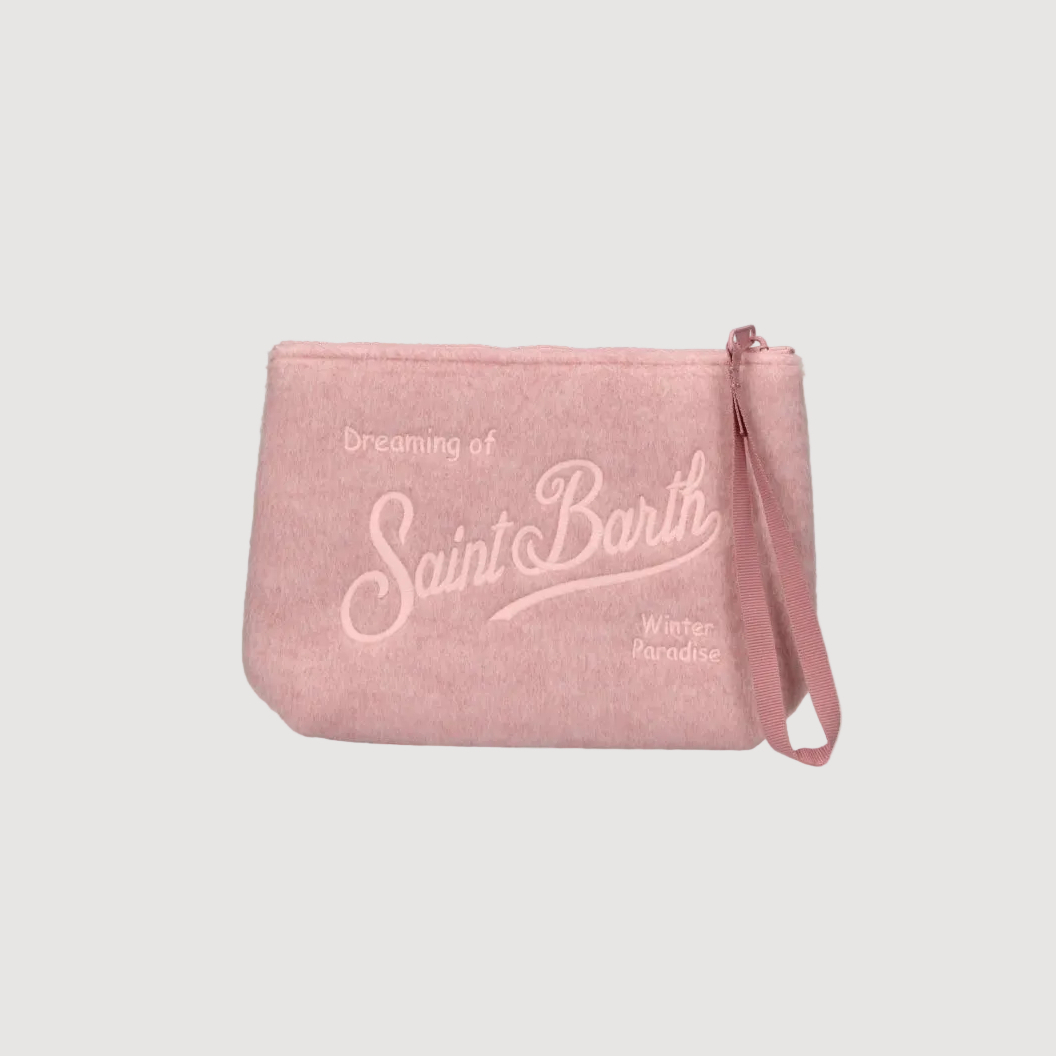 Mc2 Saint Barth pochette Aline felt rosa